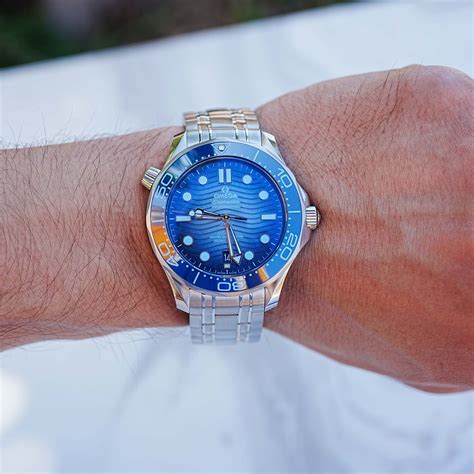 Omega Seamaster summer blue